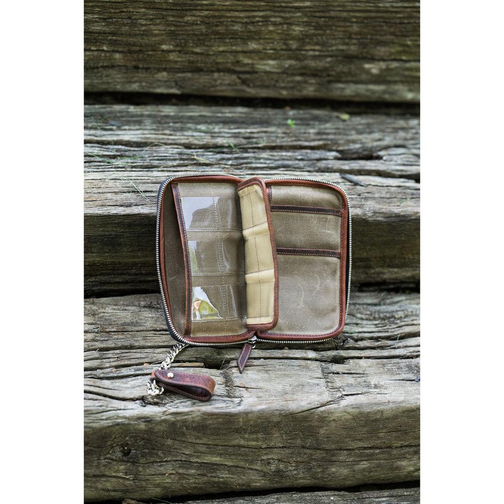 HoldFast Gear Explorer American Bison Leather Wallet