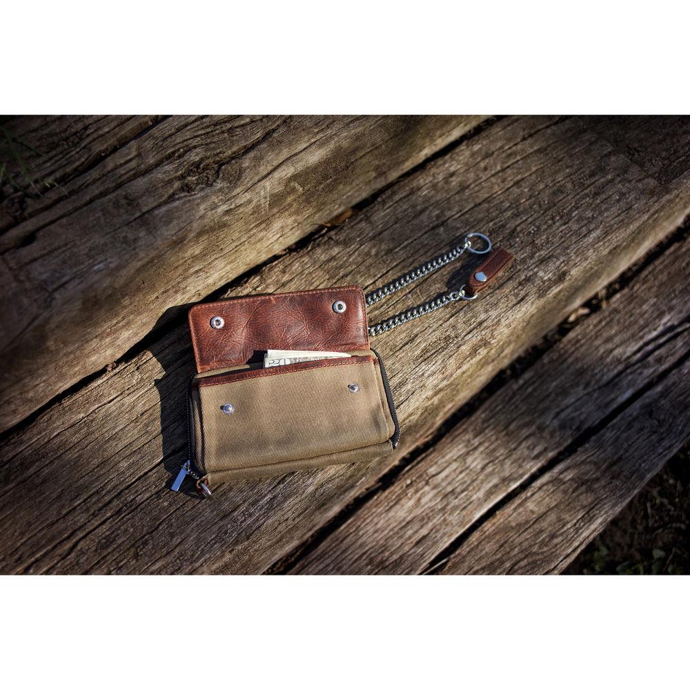 HoldFast Gear Explorer American Bison Leather Wallet