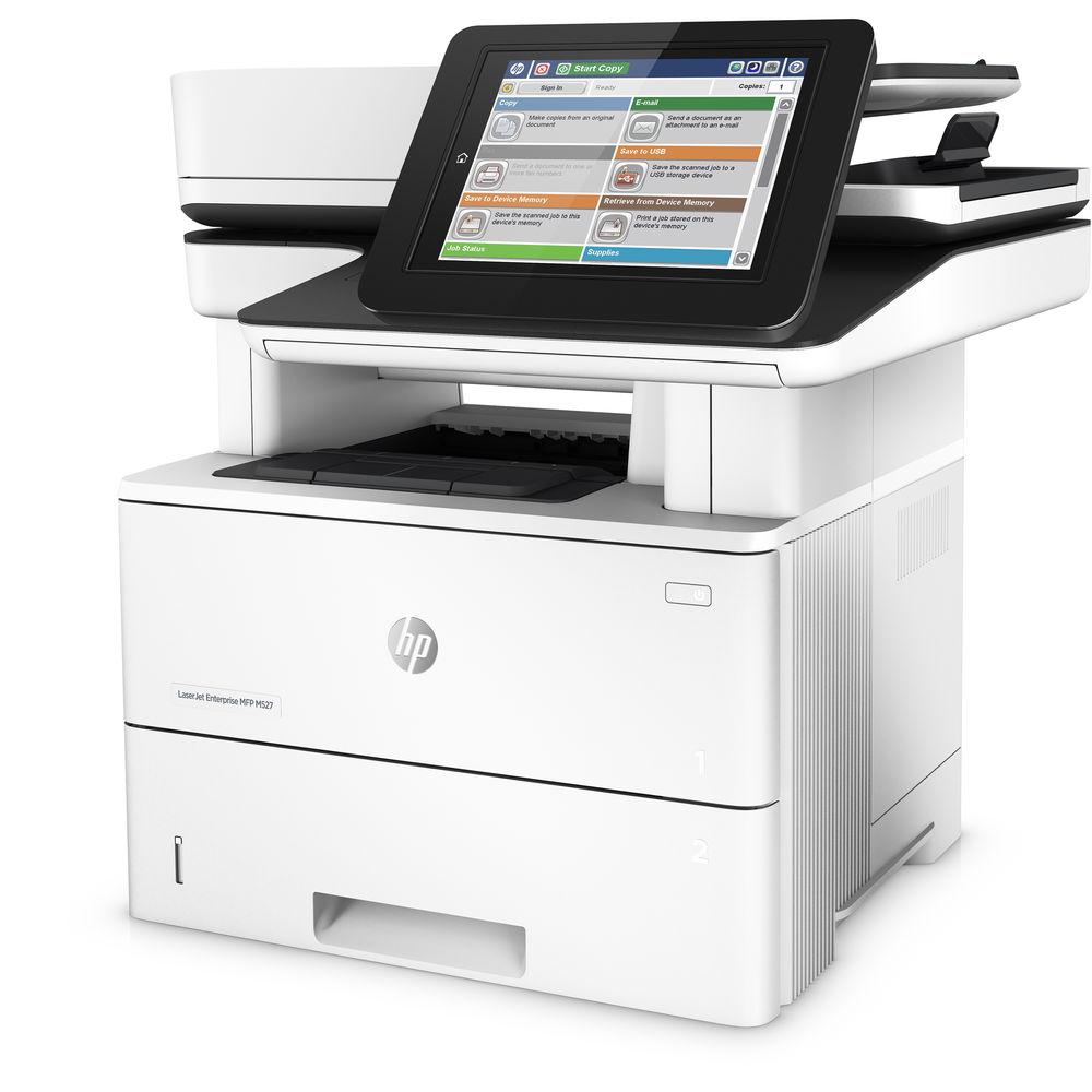 HP LaserJet Enterprise M527dn All-in-One Monochrome Laser Printer