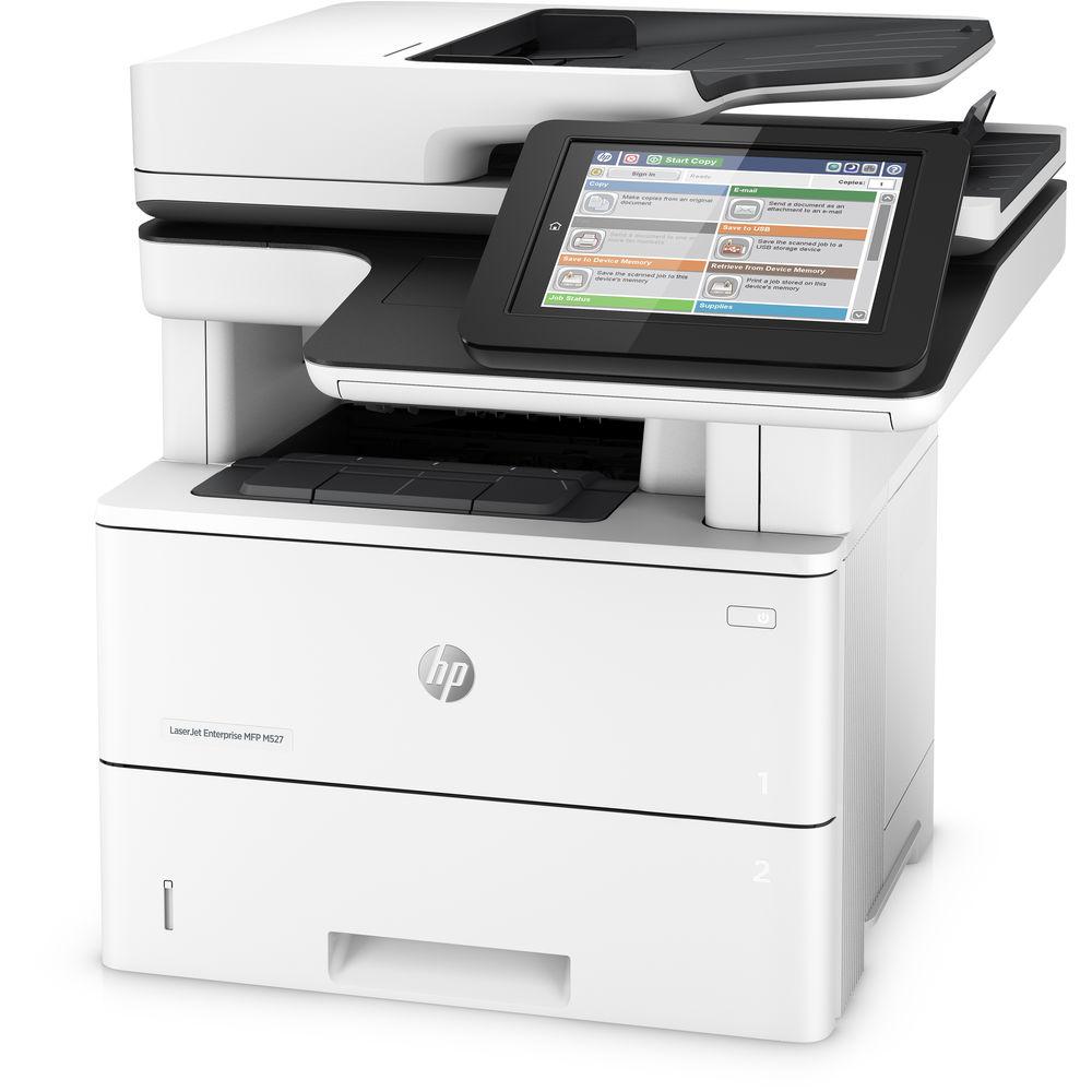 HP LaserJet Enterprise M527dn All-in-One Monochrome Laser Printer