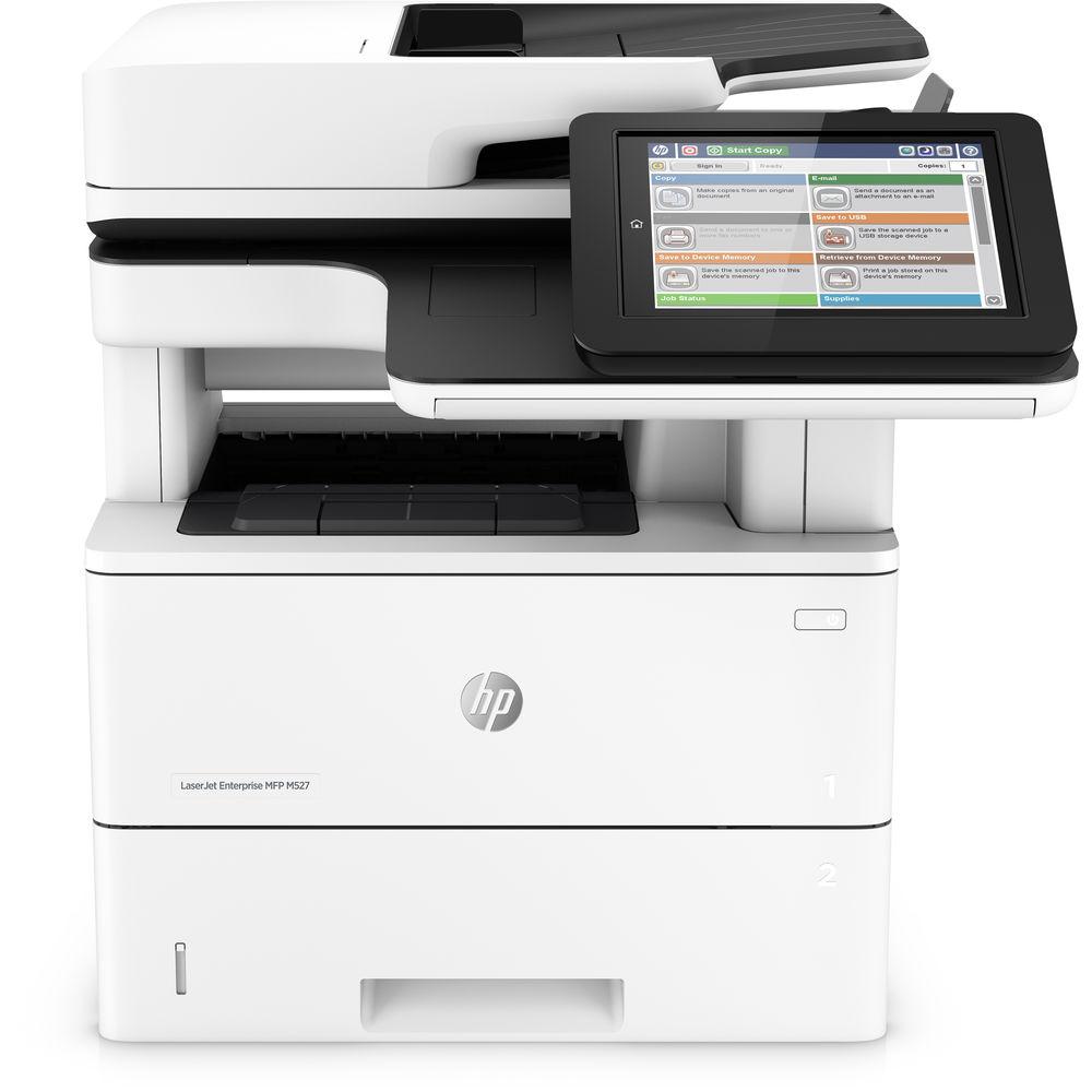HP LaserJet Enterprise M527dn All-in-One Monochrome Laser Printer
