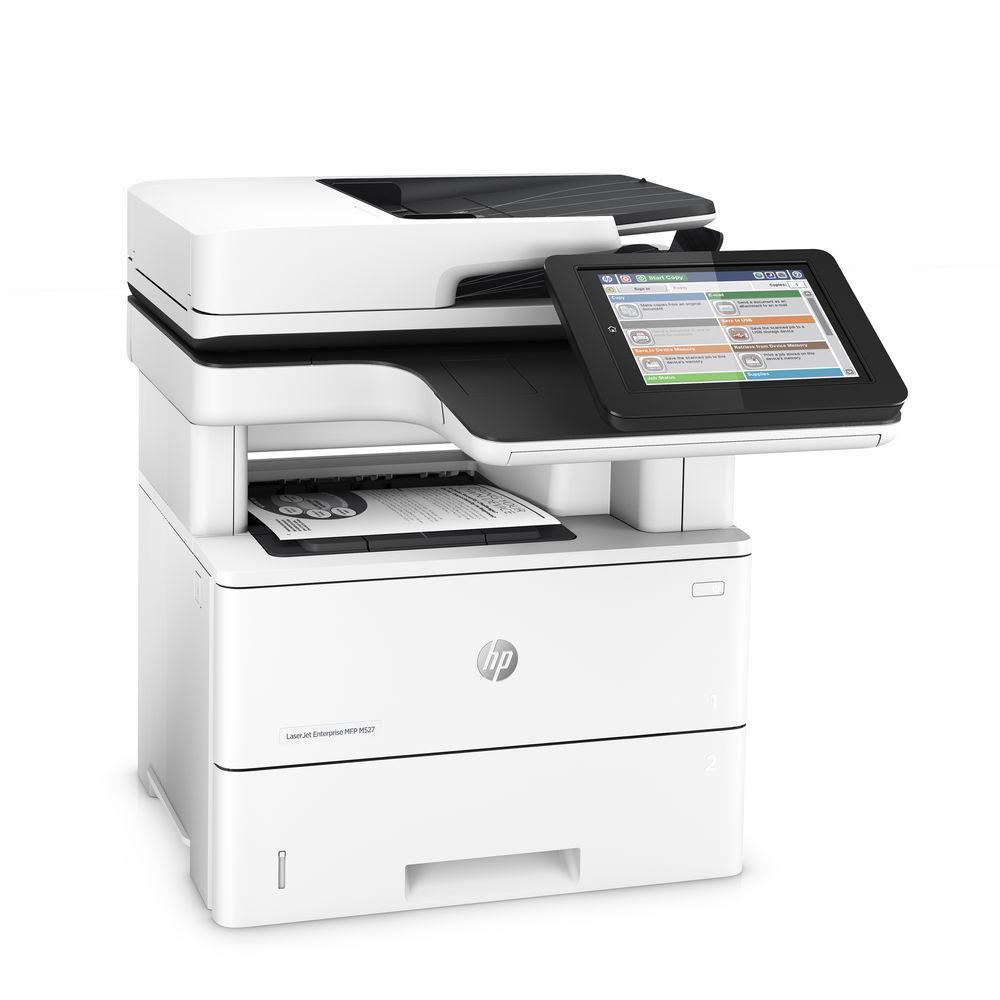 HP LaserJet Enterprise M527dn All-in-One Monochrome Laser Printer