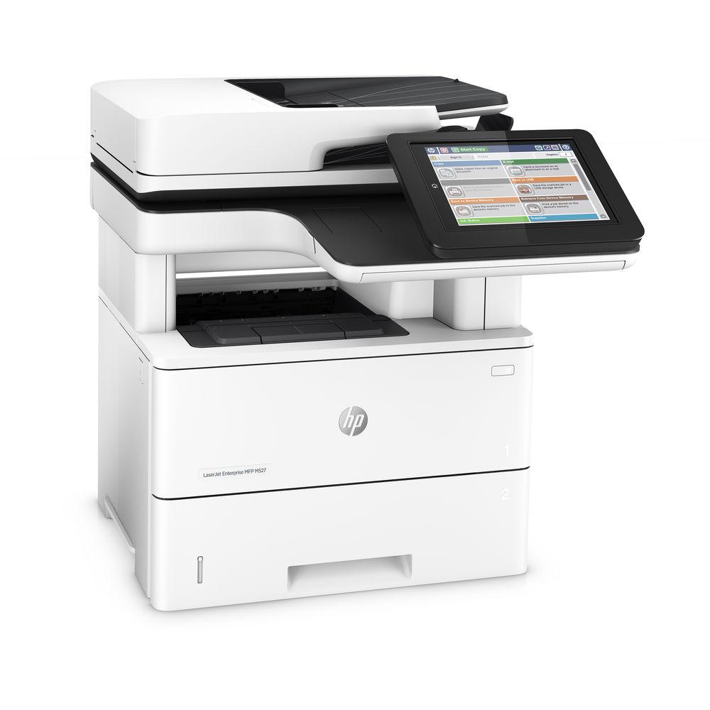 HP LaserJet Enterprise M527dn All-in-One Monochrome Laser Printer