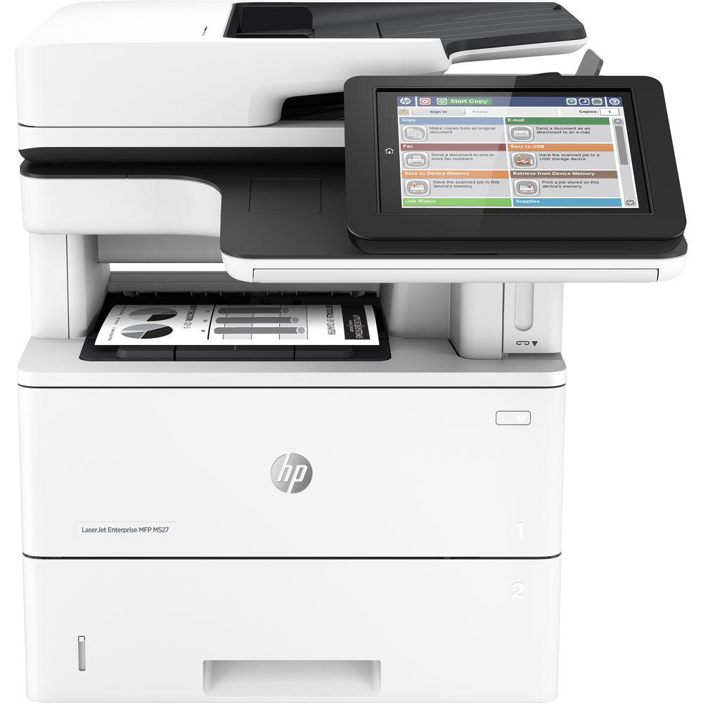HP LaserJet Enterprise M527f All-in-One Monochrome Laser Printer