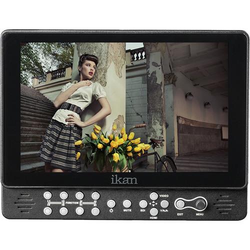 ikan VX9W-S 9" 3G-SDI HDMI Field Monitor with Scopes and L-Series Battery Plate