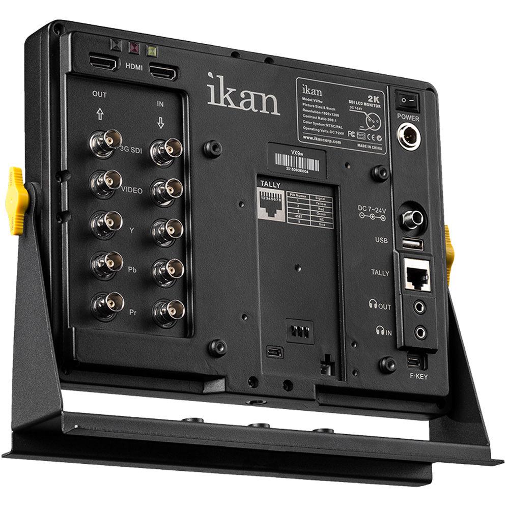ikan VX9W-S 9" 3G-SDI HDMI Field Monitor with Scopes and L-Series Battery Plate