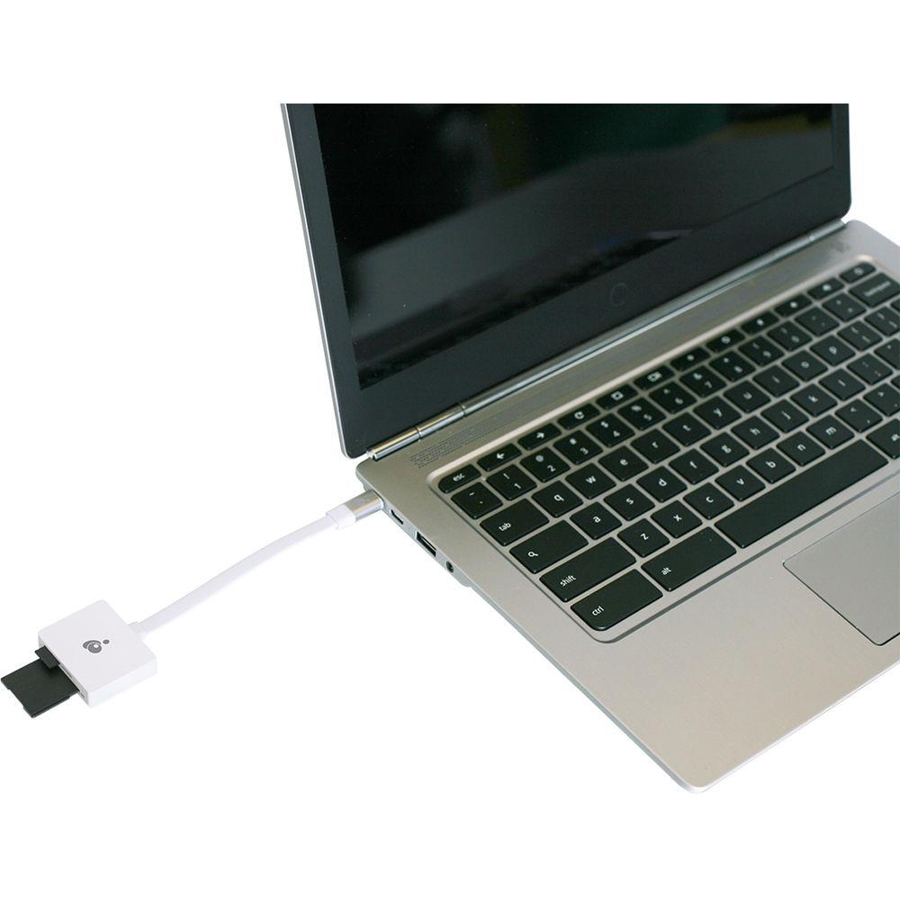 IOGEAR Compact USB Type-C 2-in-1 SD & microSD Card Reader Writer