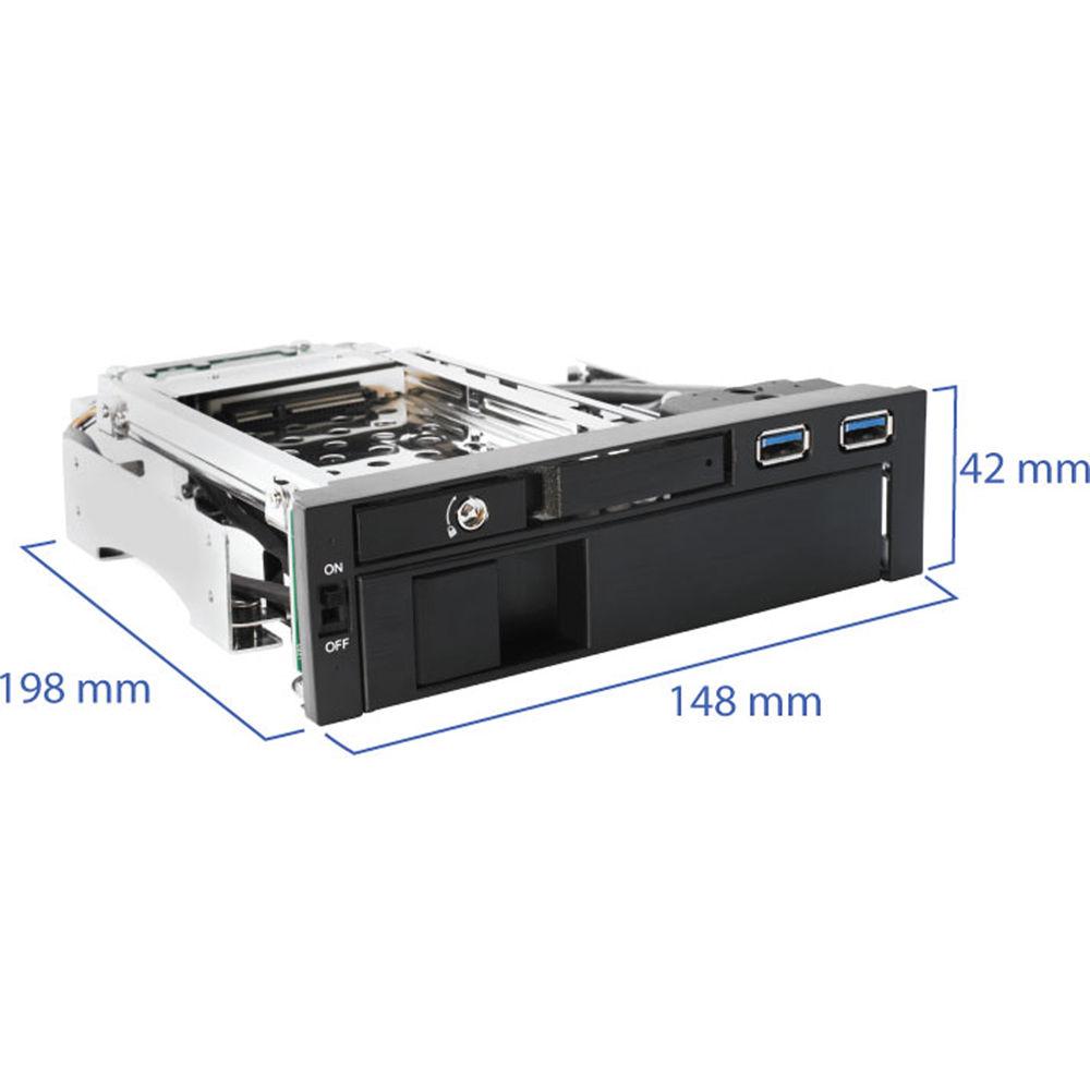 Kingwin 2.5" & 3.5" HDD Multi-Function Hot-Swap Rack with USB 3.1 Gen 1 Hub