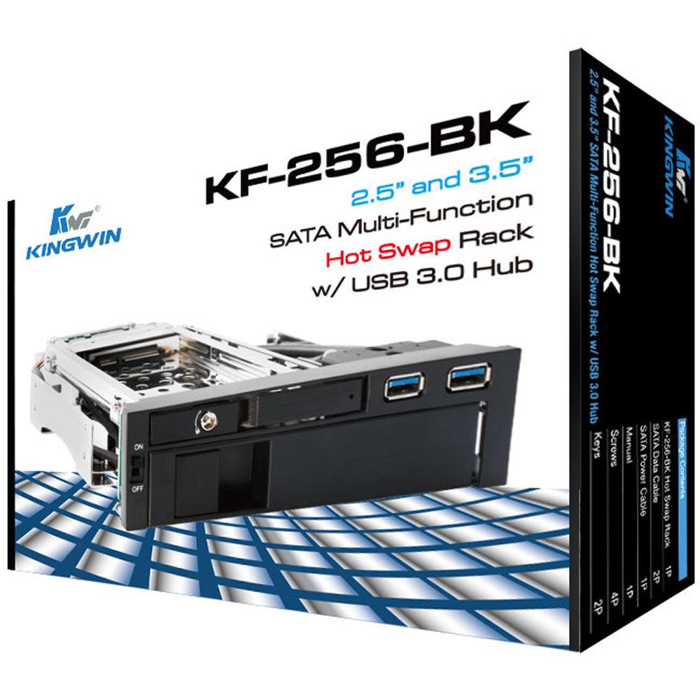Kingwin 2.5" & 3.5" HDD Multi-Function Hot-Swap Rack with USB 3.1 Gen 1 Hub