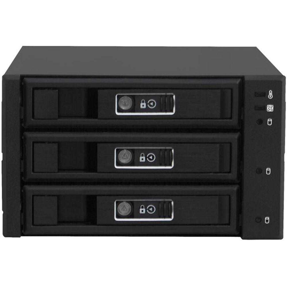 Kingwin KM Series Aluminum SATA Mobile Rack for 3x 3.5" HDDs 2.5" SSDs