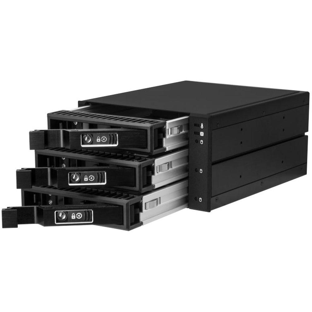 Kingwin KM Series Aluminum SATA Mobile Rack for 3x 3.5" HDDs 2.5" SSDs