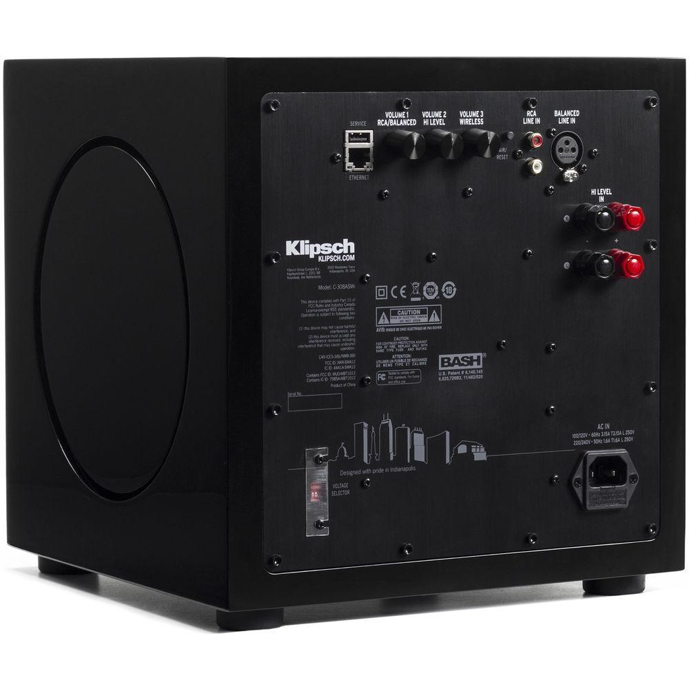 Klipsch C-308ASWi High-Performance 8" Compact Subwoofer