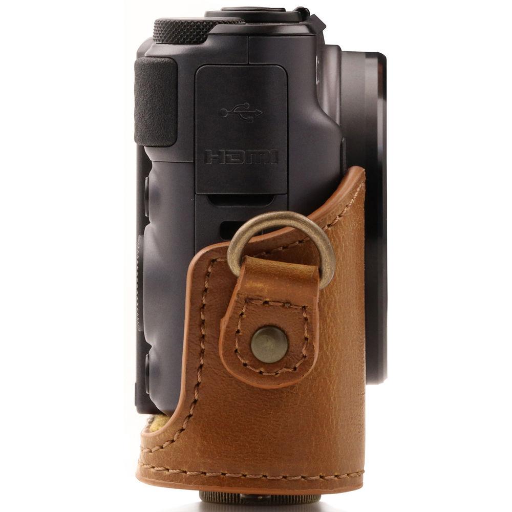 MegaGear Ever Ready Leather Camera Case for Canon PowerShot SX730 HS