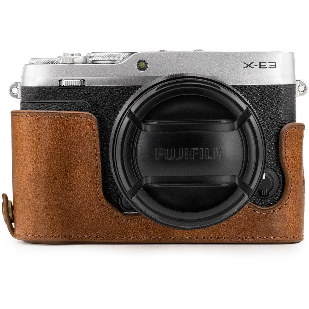 MegaGear Ever Ready Leather Half Case and Strap for Fujifilm X-E3