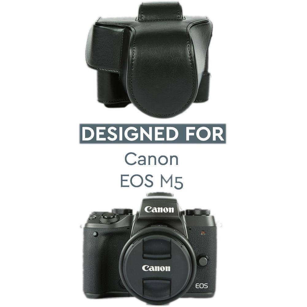MegaGear Ever Ready Protective Case for Canon EOS M5 with 15-45mm