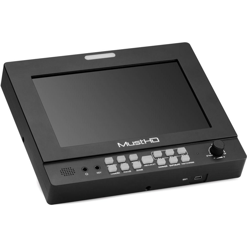 MustHD Hyper-Brite 1920 x 1200 7" HDMI Field Monitor