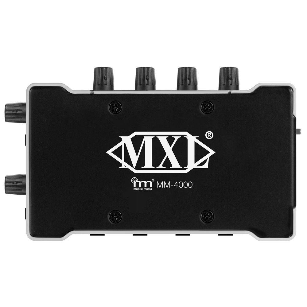 MXL MM-4000 Mobile 4-Channel Audio Mixer and Interface, MXL, MM-4000, Mobile, 4-Channel, Audio, Mixer, Interface