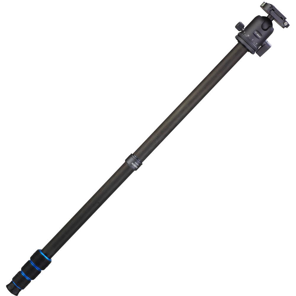 Nest Tripods NT-TL59-CF Traveler Series 59" Carbon-Fiber Tripod Monopod with Quick Release Ball Head