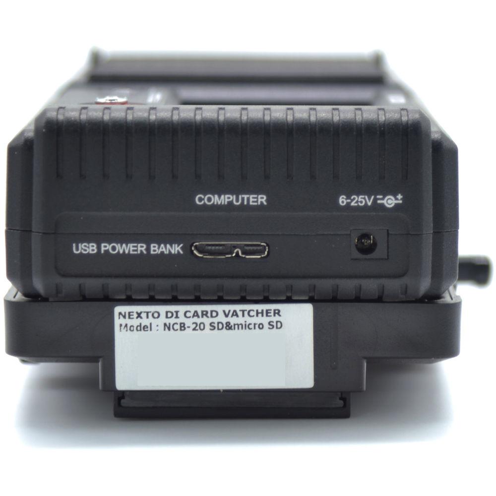 NEXTO DI Ncb-20-SD With V-Mount Battery Bracket Option Installed