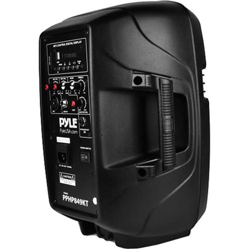 Pyle Pro Dual High-Powered Active Passive Speaker PA System