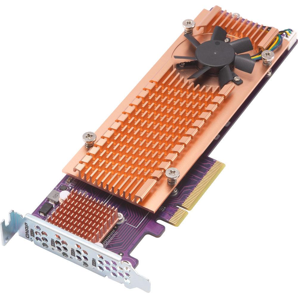 QNAP Quad M.2 2280 PCIe Gen2 x8 NVMe SSD Expansion Card