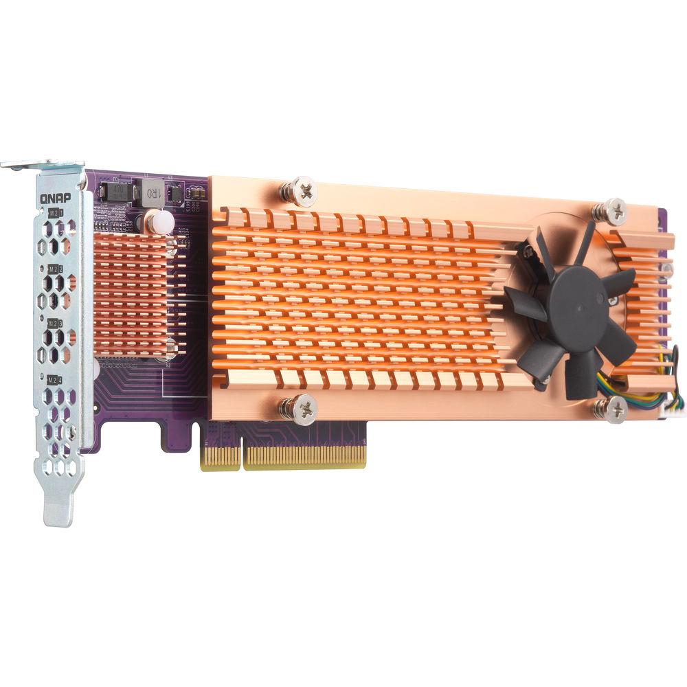 QNAP Quad M.2 2280 PCIe Gen2 x8 NVMe SSD Expansion Card