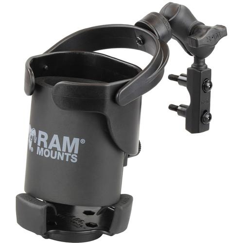 RAM MOUNTS RAM Level Cup XL with Combination Brake Clutch Reservoir U-Bolt Mount