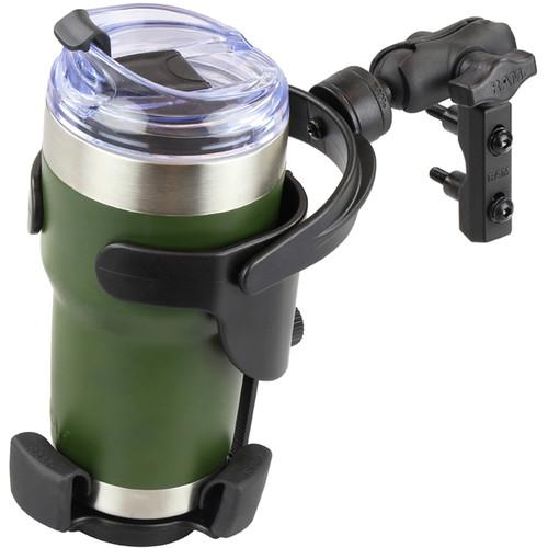 RAM MOUNTS RAM Level Cup XL with Combination Brake Clutch Reservoir U-Bolt Mount