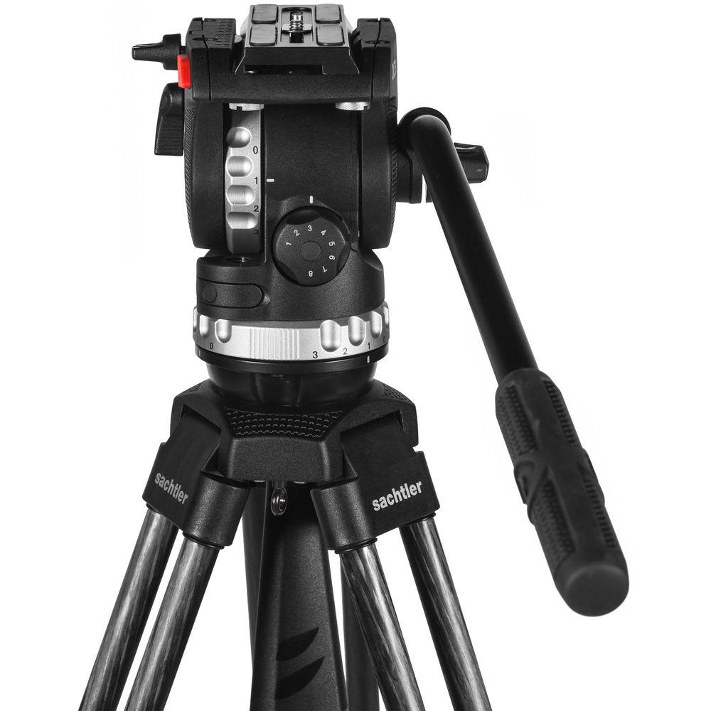 Sachtler Ace XL Tripod System with CF Legs & Mid-Level Spreader