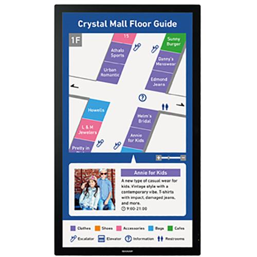 Sharp PN-L401C AQUOS BOARD 39.5" Full HD LED Digital Signage Touchscreen Display
