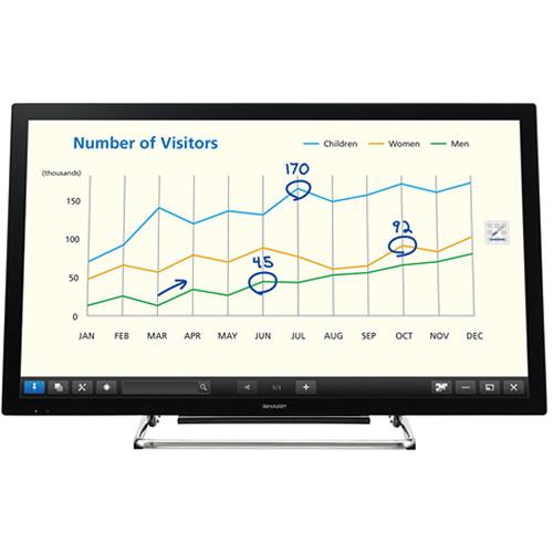 Sharp PN-L401C AQUOS BOARD 39.5" Full HD LED Digital Signage Touchscreen Display