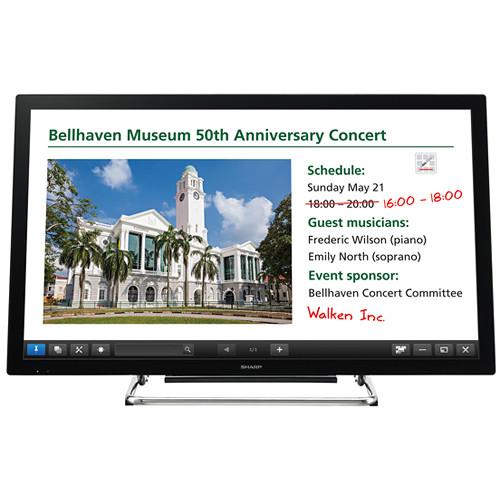 Sharp PN-L401C AQUOS BOARD 39.5" Full HD LED Digital Signage Touchscreen Display