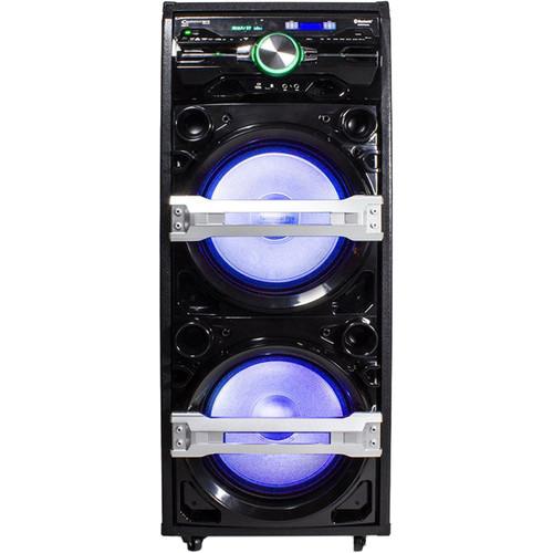 Technical Pro Pro 15" Speaker & Entertainment Center with Bluetooth & Built-in DVD Player