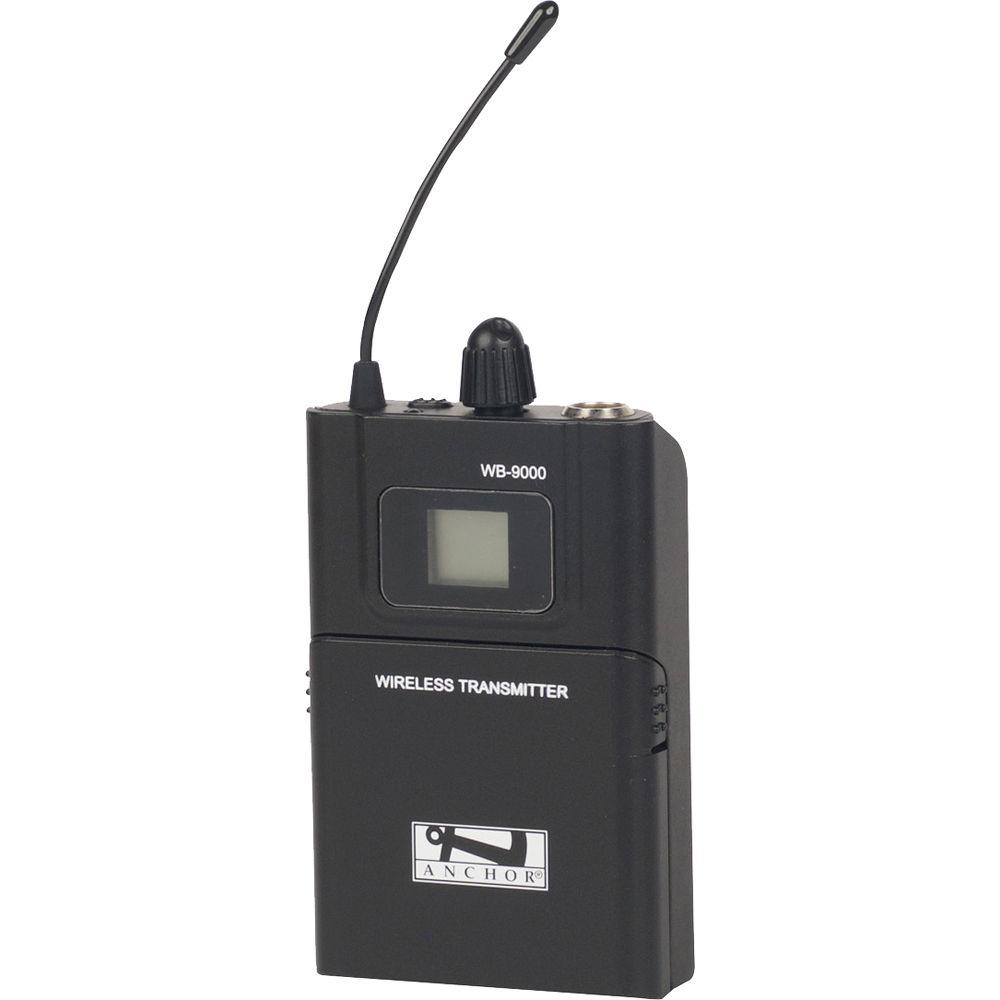 Anchor Audio WB-9000 Beltpack Transmitter for Assistive Listening 9000 Series