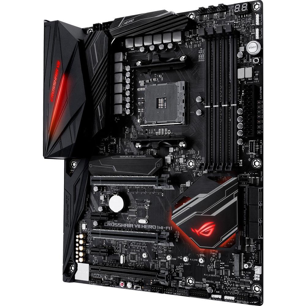ASUS Republic of Gamers Crosshair VII Hero AM4 ATX Motherboard