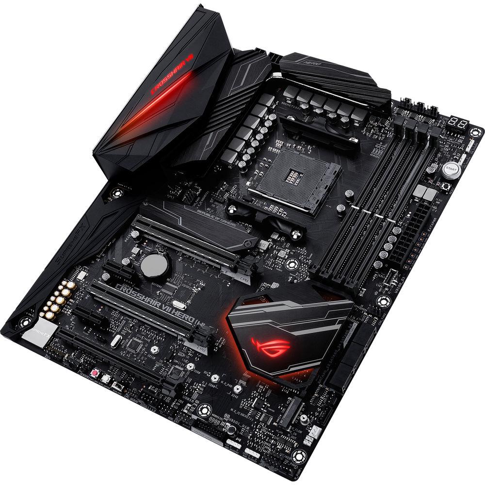 ASUS Republic of Gamers Crosshair VII Hero AM4 ATX Motherboard