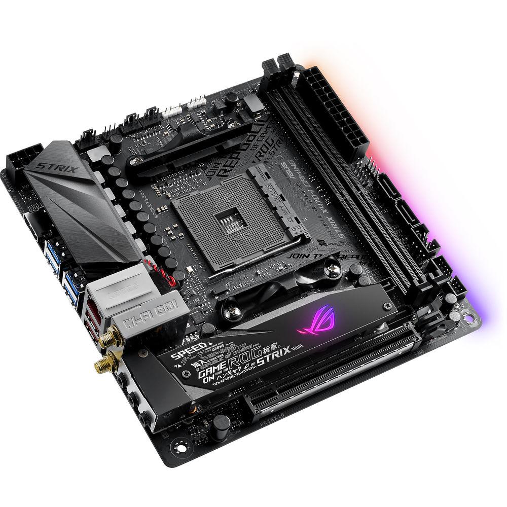 ASUS Republic of Gamers Strix X470-I Gaming AM4 Mini-ITX Motherboard