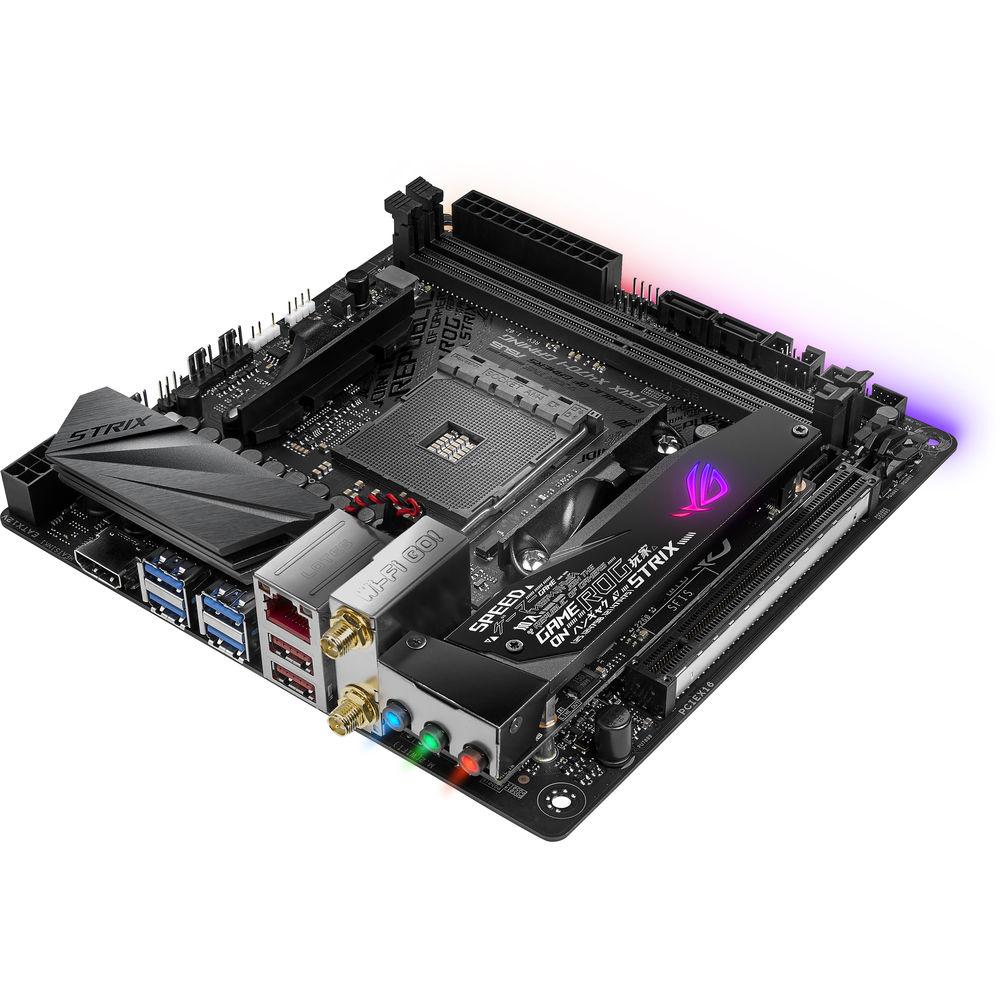 ASUS Republic of Gamers Strix X470-I Gaming AM4 Mini-ITX Motherboard
