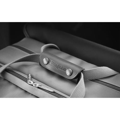 Billingham 225 Shoulder Bag Gray with Black Leather Trim