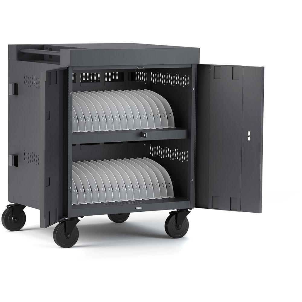 Bretford 32-Device CUBE Charging Cart for Chromebooks, Laptops, & Tablets