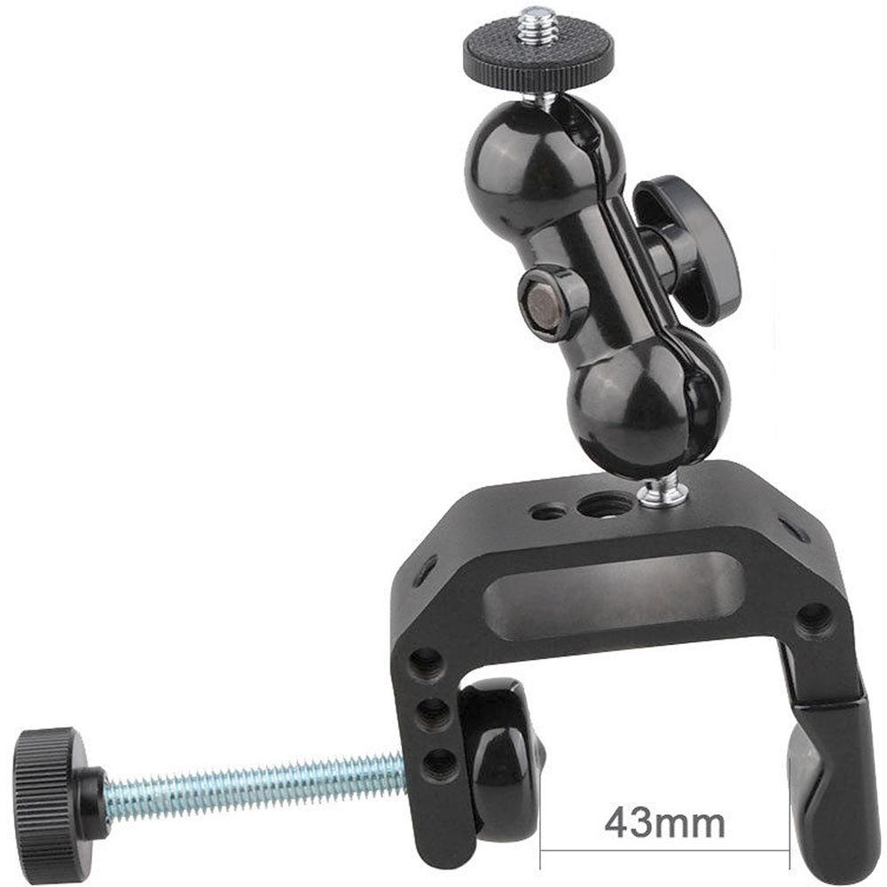 CAMVATE C-Clamp Desktop Mount with 1 4"-20 Ball Head for DSLR or LED Light