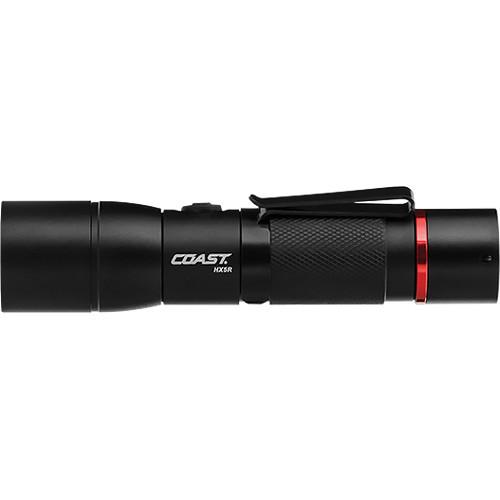 COAST HX5R Rechargeable Pure Beam Focusing LED Flashlight