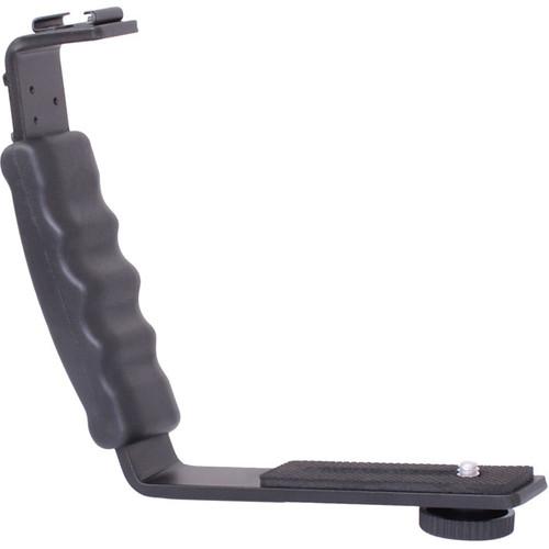 DigitalFoto Solution Limited 2 Hot Shoe Mount Handle L Bracket for Lightweight Single Handle Smartphone Camera Gimbal