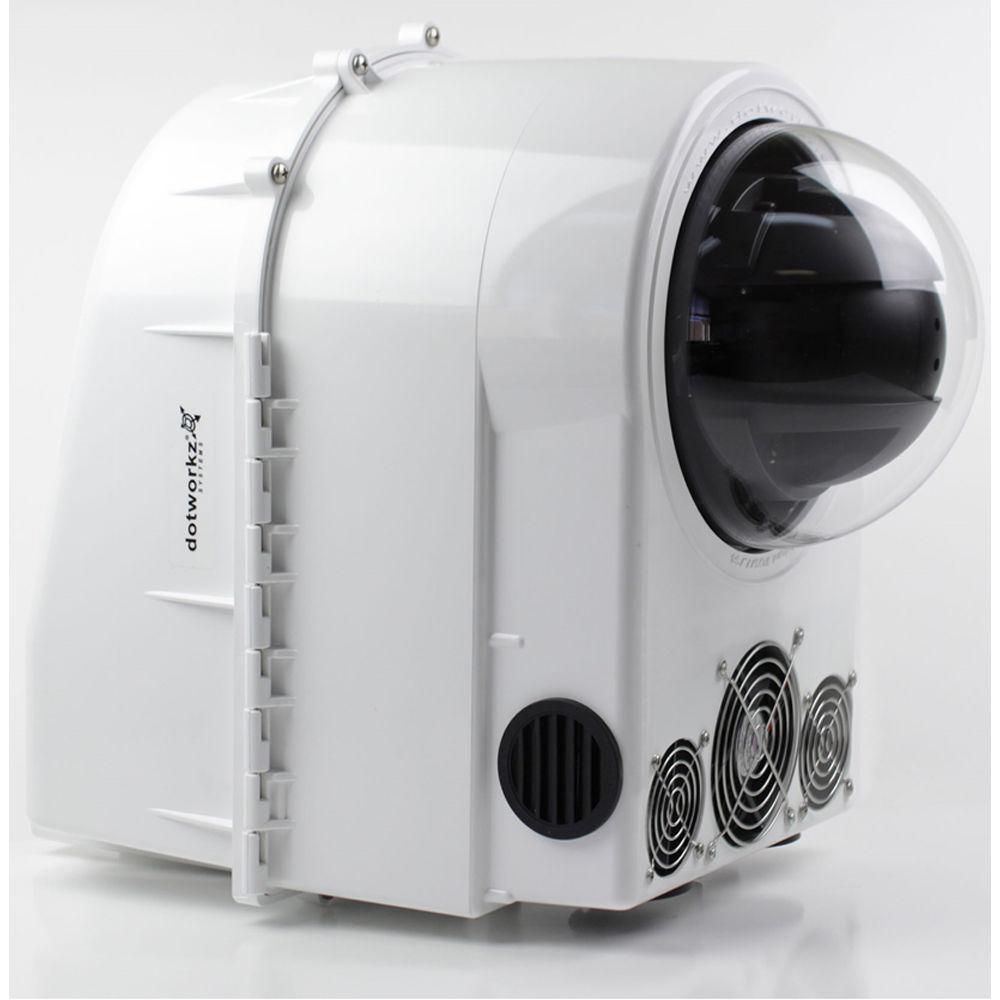 Dotworkz D3 COOLDOME Single-Fan Active Cooling Camera Enclosure with Clear Lens