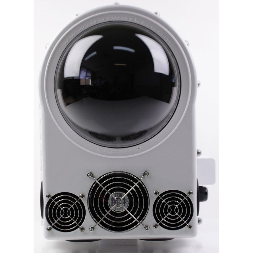 Dotworkz D3 COOLDOME Single-Fan Active Cooling Camera Enclosure with Clear Lens