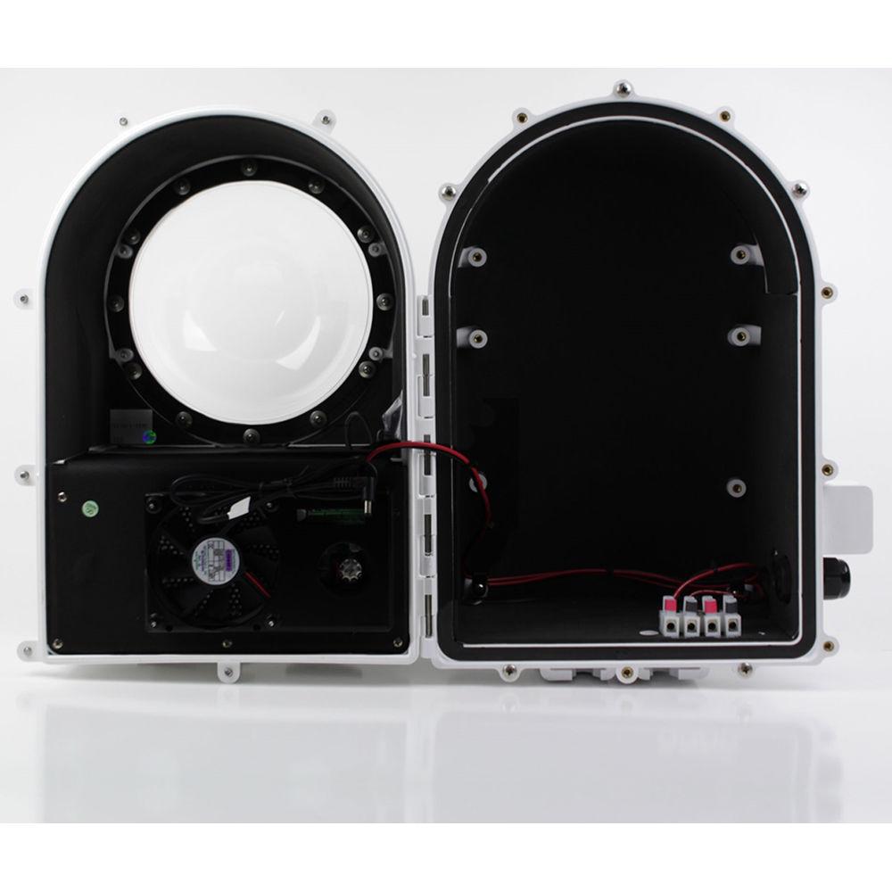 Dotworkz D3 COOLDOME Single-Fan Active Cooling Camera Enclosure with Clear Lens