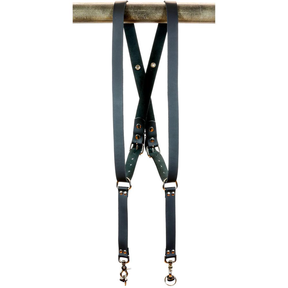Funk Plus Cowhide Leather Snap Back Harness with 1.25" Wide Straps