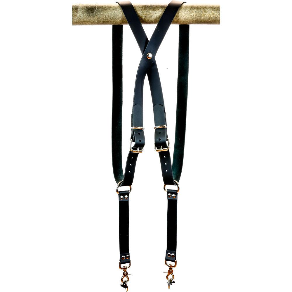 Funk Plus Cowhide Leather Snap Back Harness with 1.25" Wide Straps