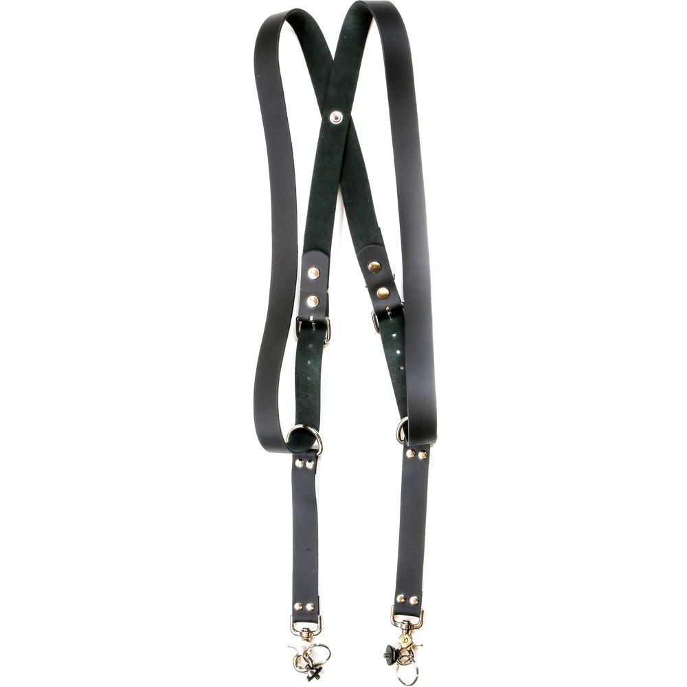 Funk Plus Cowhide Leather Snap Back Harness with 1.25" Wide Straps