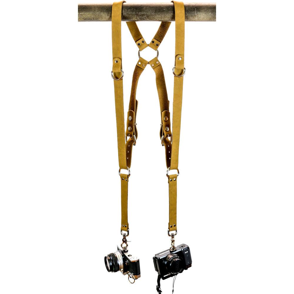 Funk Plus Suede Leather Ring Back Harness with 1.25" Wide Straps and D-Rings